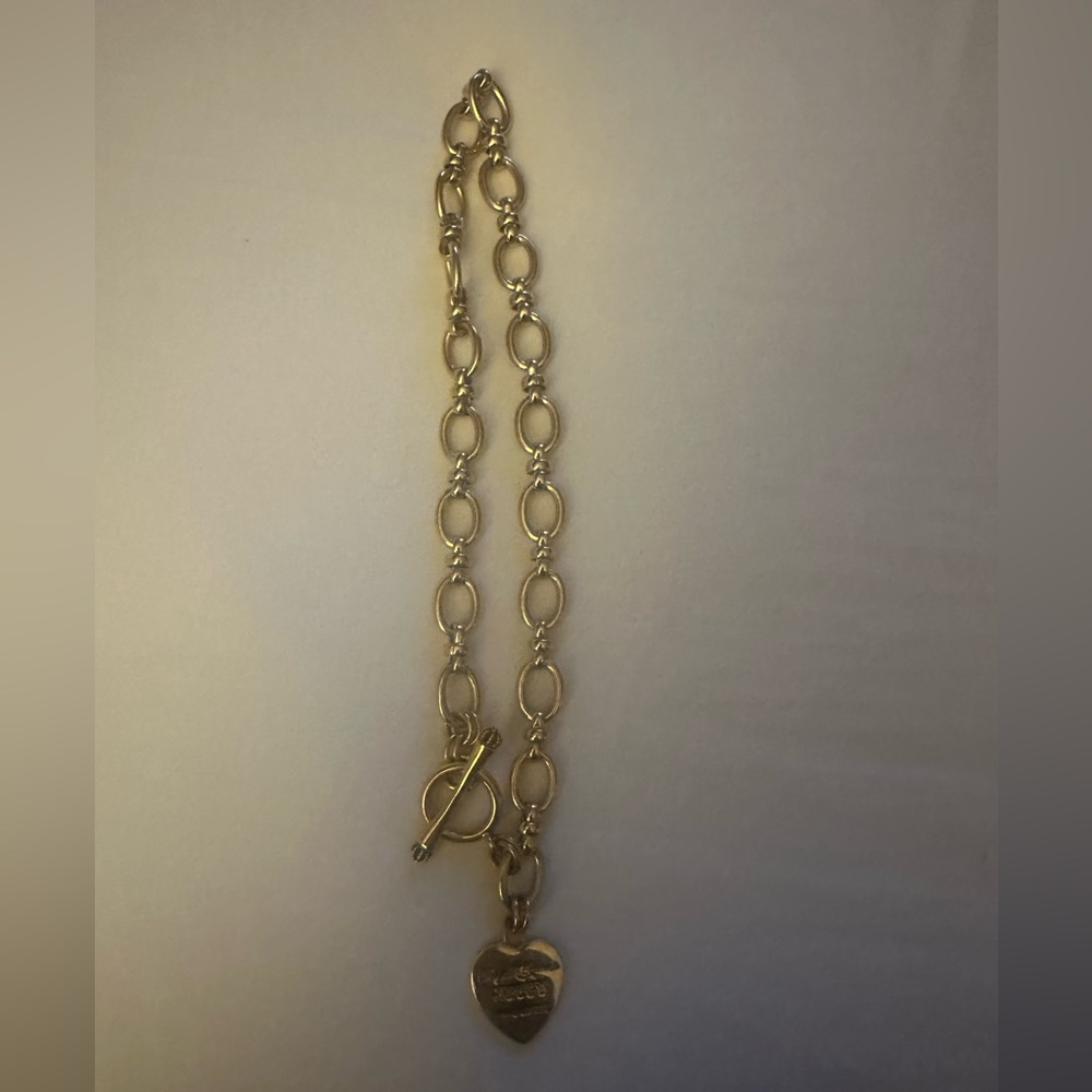 Juicy Couture Gold Heart Charm necklace